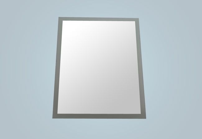 Kaktüs Ayna Askılı 43x53 4 mm Şişe Cam Flotal