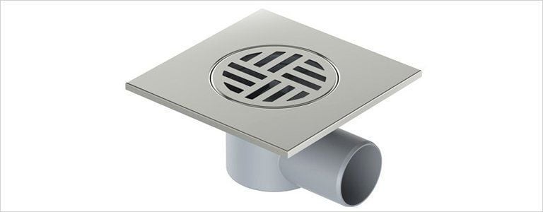 Paslanmaz Yer Sifonu / Süzgeci Yandan Çıkışlı 15X15 Q50