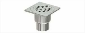 Komple Paslanmaz Yer Sifonu / Süzgeci Alttan Çıkışlı 20*20 Q70