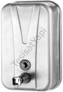 Paslanmaz Sıvı Sabunluk Pirinç Pompalı 500 ml
