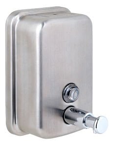 Paslanmaz Sıvı Sabunluk Pirinç Pompalı 500 ml