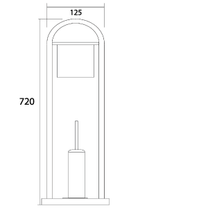 Paslanmaz Ayaklı Wc Fırçalık Kağıtlıklı Set 304 Kalite