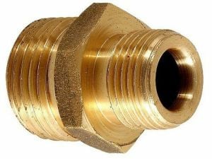 Pirinç Sarı Orantılı Nipel 3/8-1/4''