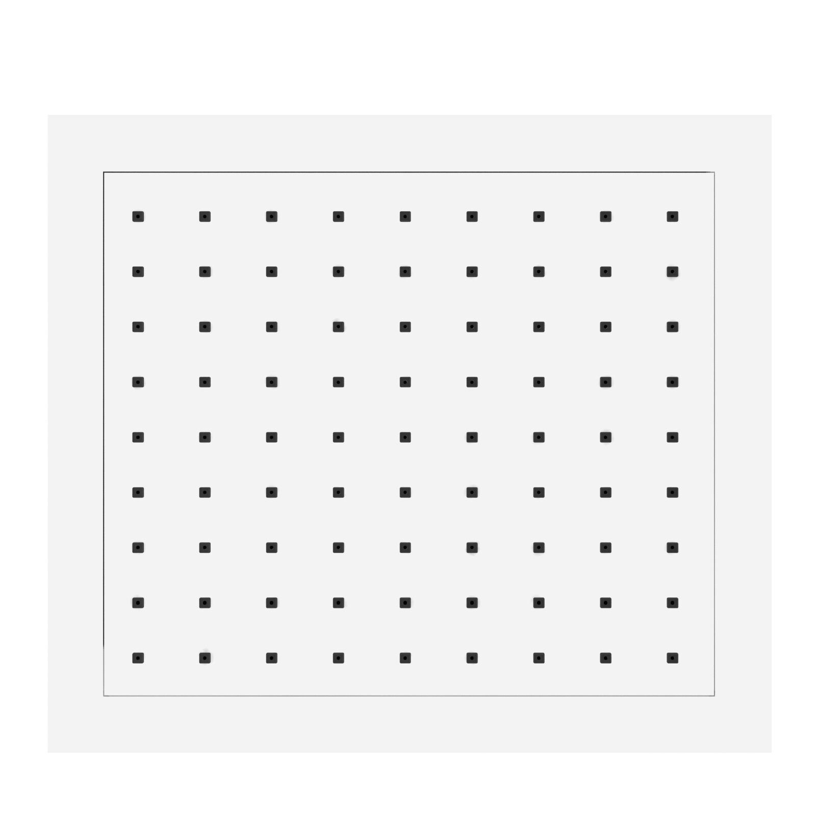 White Cubic Kare Yağmurlama Tepe Duş Başlığı