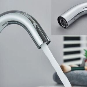 ECE ARMATÜR Fotoselli Boru Çanak Lavabo Bataryası Tek Su Girişli