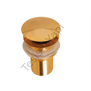 Paslanmaz Lavabo Sifonu Es Gövdeli Pop up Süzgeçli Artema A45118 GOLD