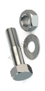 Çelik Civata + Somun + Pul Set Flanş için M14x70 mm