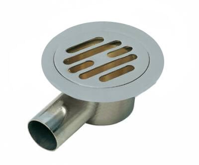 Pirinç Krom Yer Sifonu / Süzgeci Yuvarlak Q10