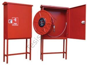 Yangın Dolabı Sahra Tipi Vanalı 20 m Hortumlu